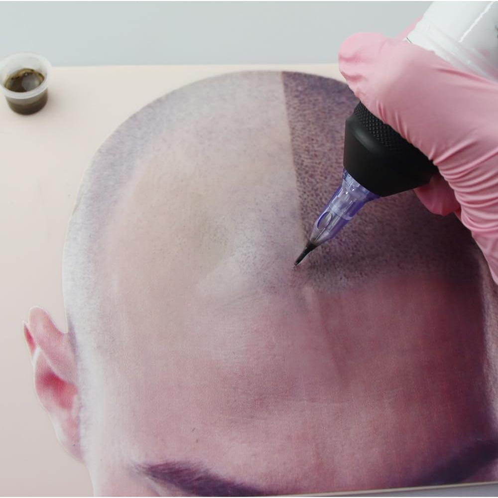 Piel de Práctica Micropigmentación Cuero Cabelludo MARLLOGIVA