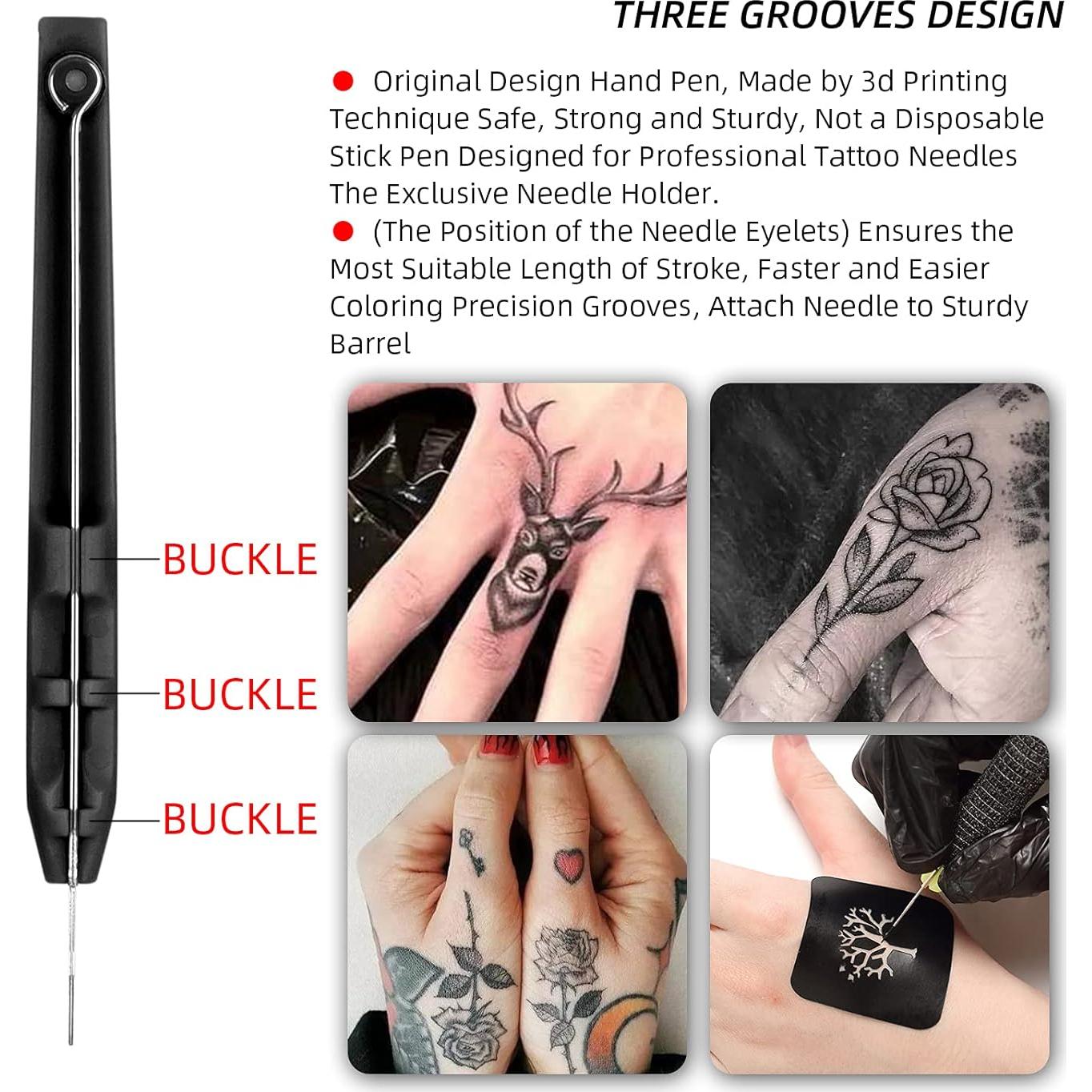 Kit de Tatuaje Hand Poke BAMTTOO Estilo 3 Completo para Principiantes
