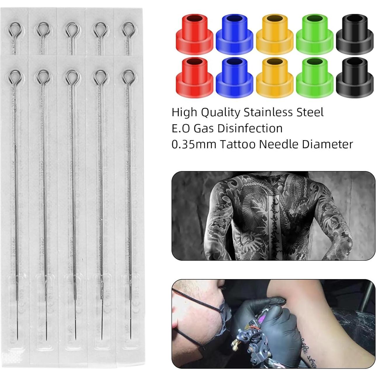 Kit de Tatuaje Hand Poke BAMTTOO Estilo 3 Completo para Principiantes