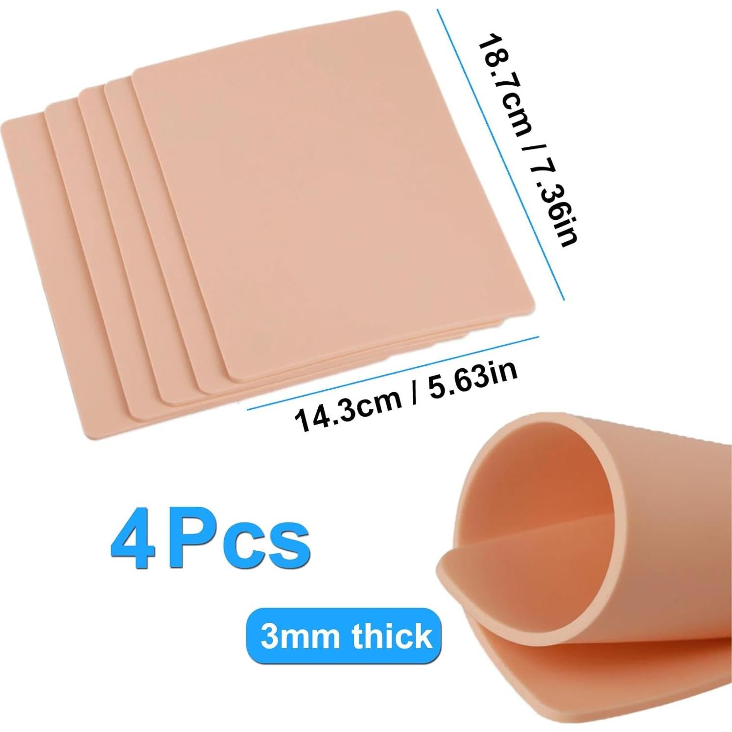 Kit de Práctica de Tatuaje MIUXIA 514 Piezas con Piel y Papel