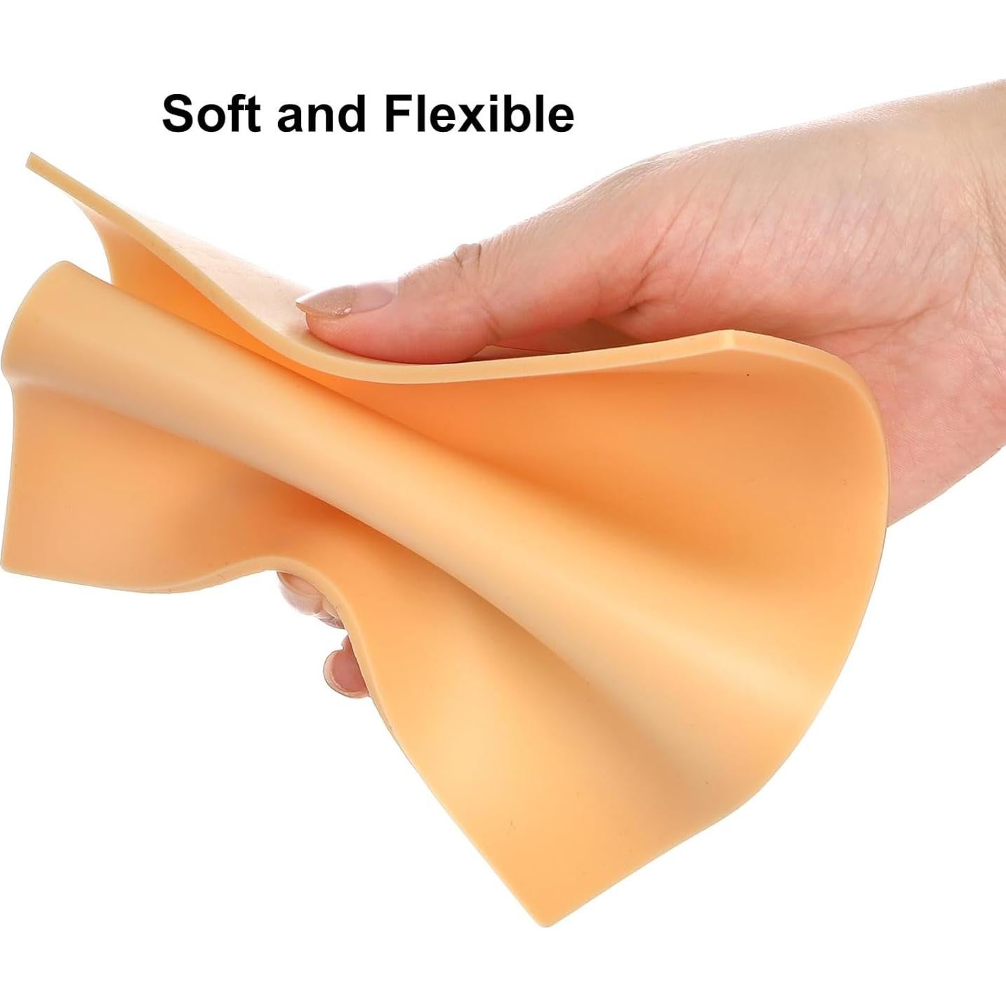 Pieles de Práctica de Tatuaje DEAYOU 16 Pcs 20x15 cm Silicona