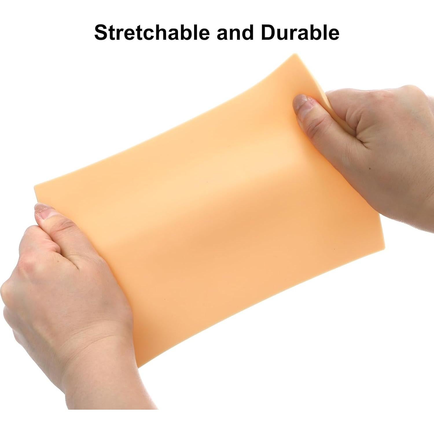 Pieles de Práctica de Tatuaje DEAYOU 16 Pcs 20x15 cm Silicona