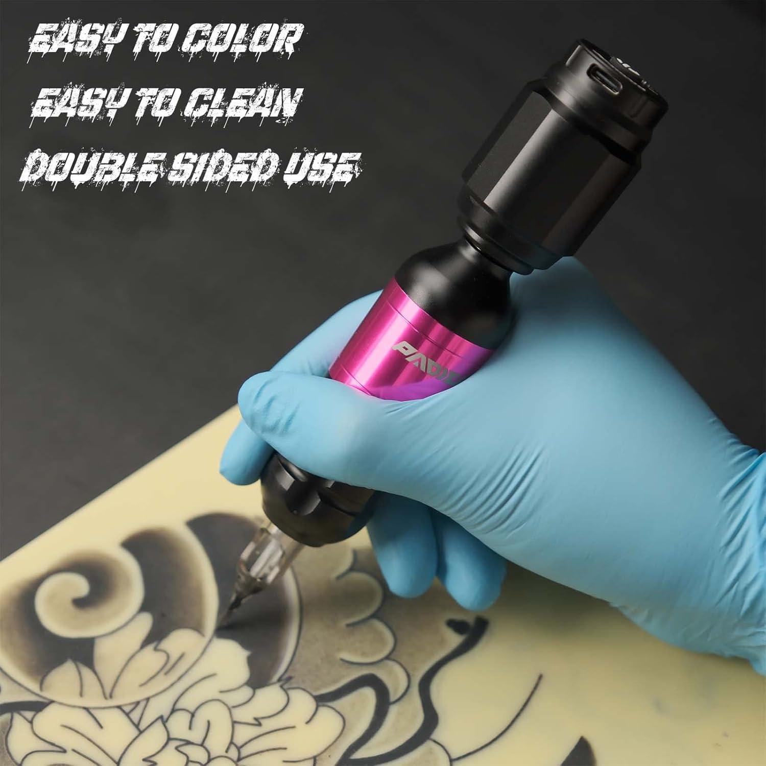 Piel de práctica de tatuaje Padieoe 4 piezas 19.81x19.81 cm