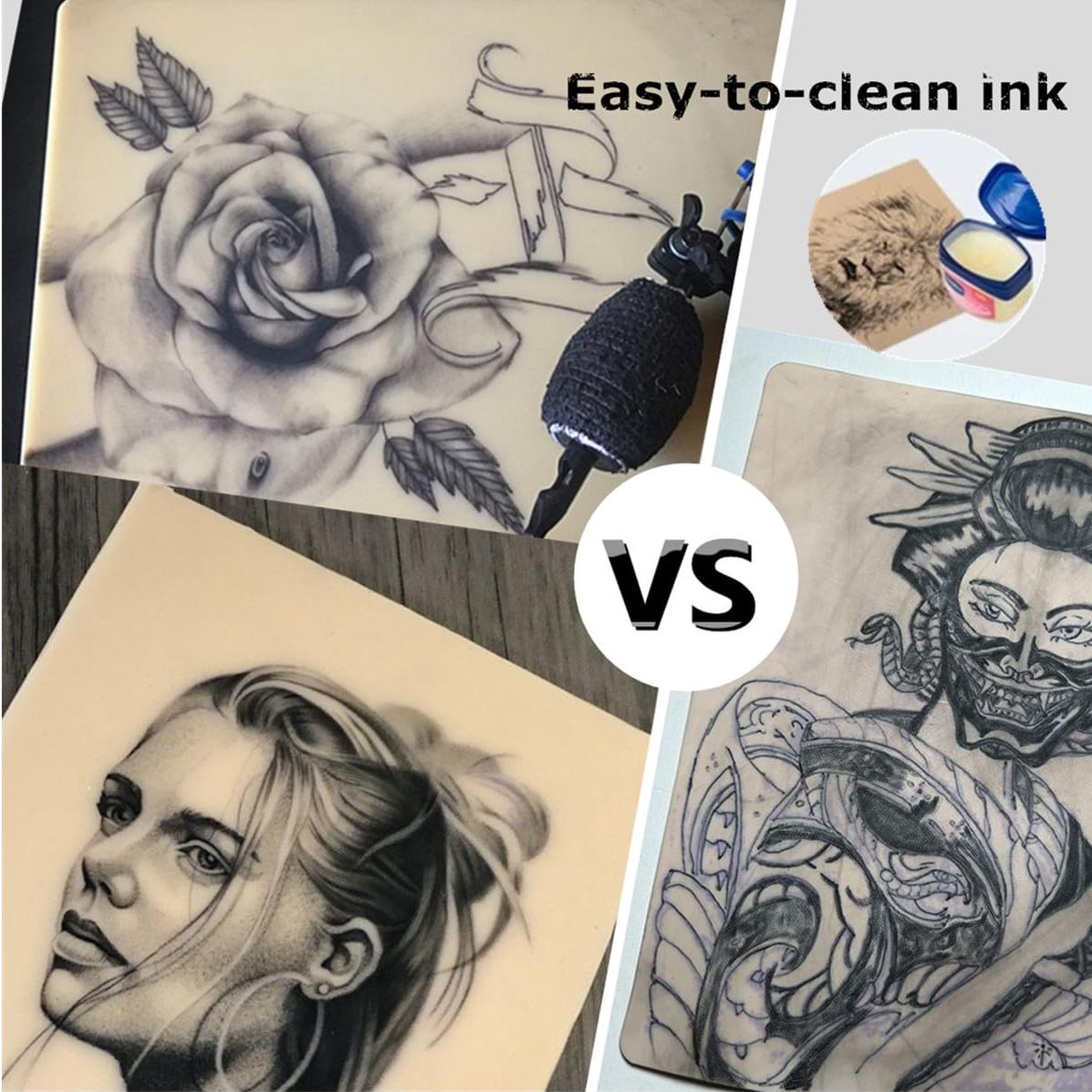 Piel Falsa para Tatuajes Yuelong 8PCS 1.3mm Doble Cara 18.8x14.2cm