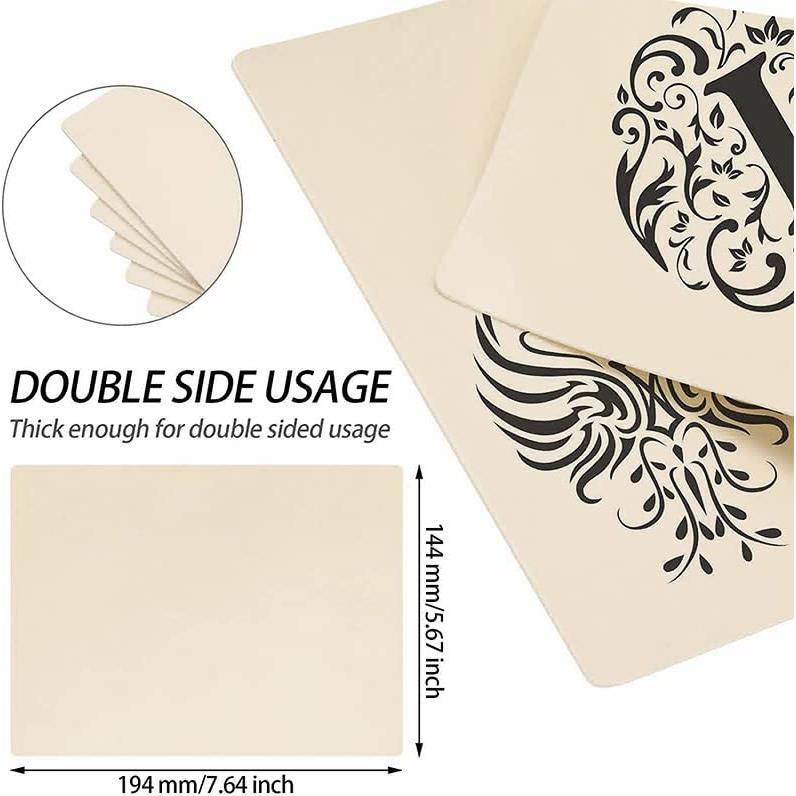 Kit de Práctica de Tatuajes Yuelong 40PCS - Piel Falsa y Papel