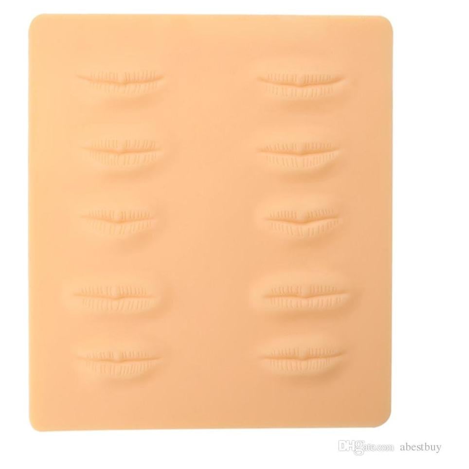 Piel de Práctica para Microblading Atractivo 3 Piezas Silicona