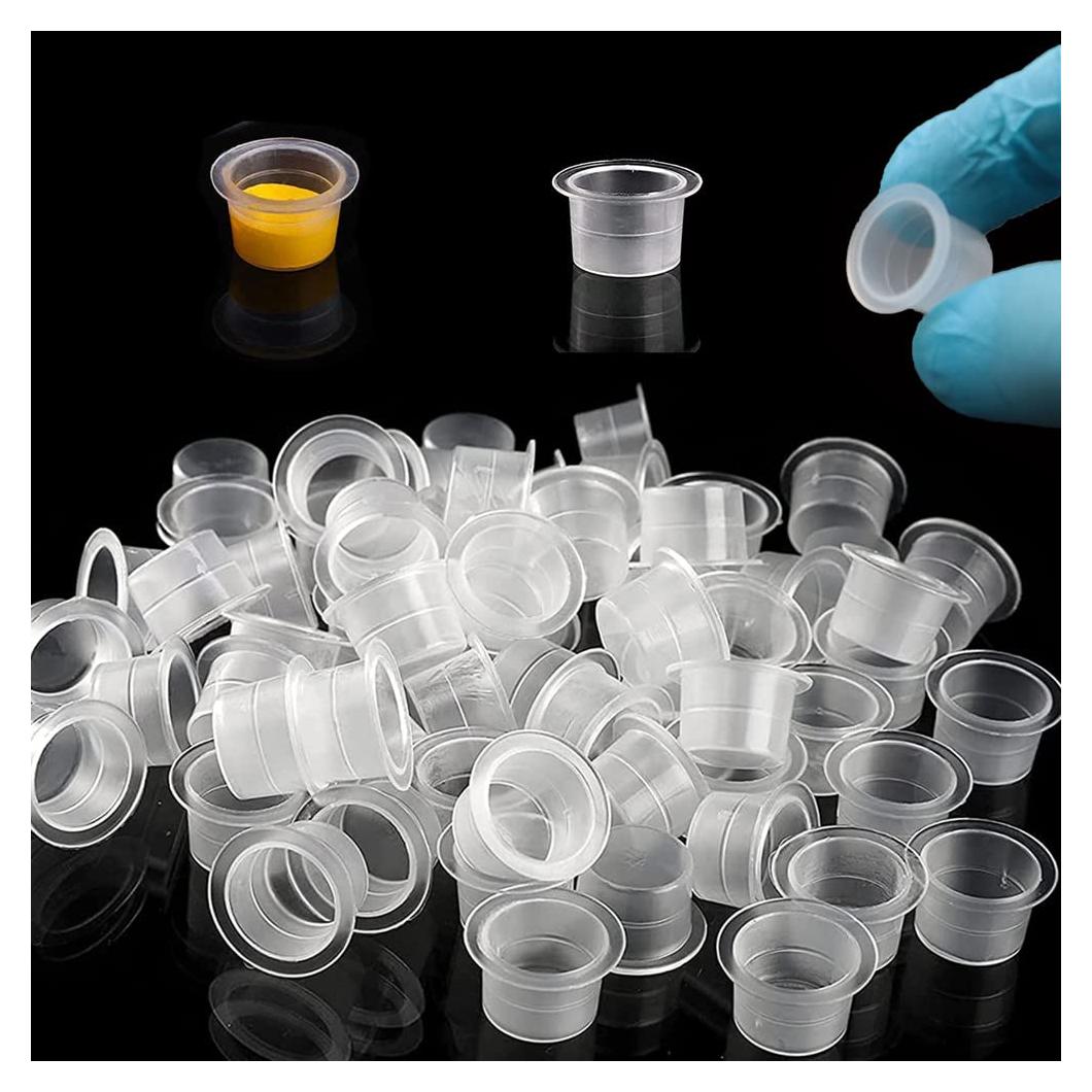 Yuelong 300pcs Tazas de Tinta Tatuaje Desechables Microblading
