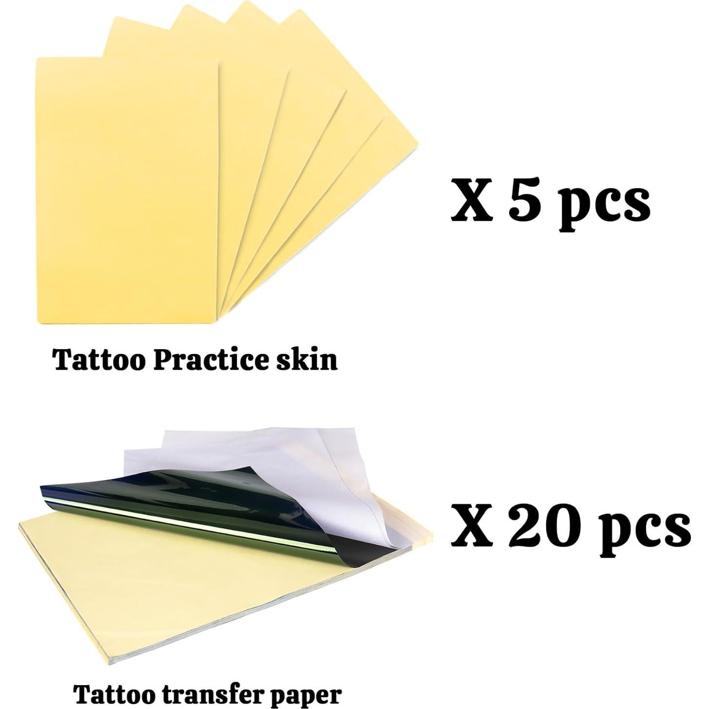 Piel de Práctica para Tatuaje PWMENLK 3mm 5 Pcs Flexible