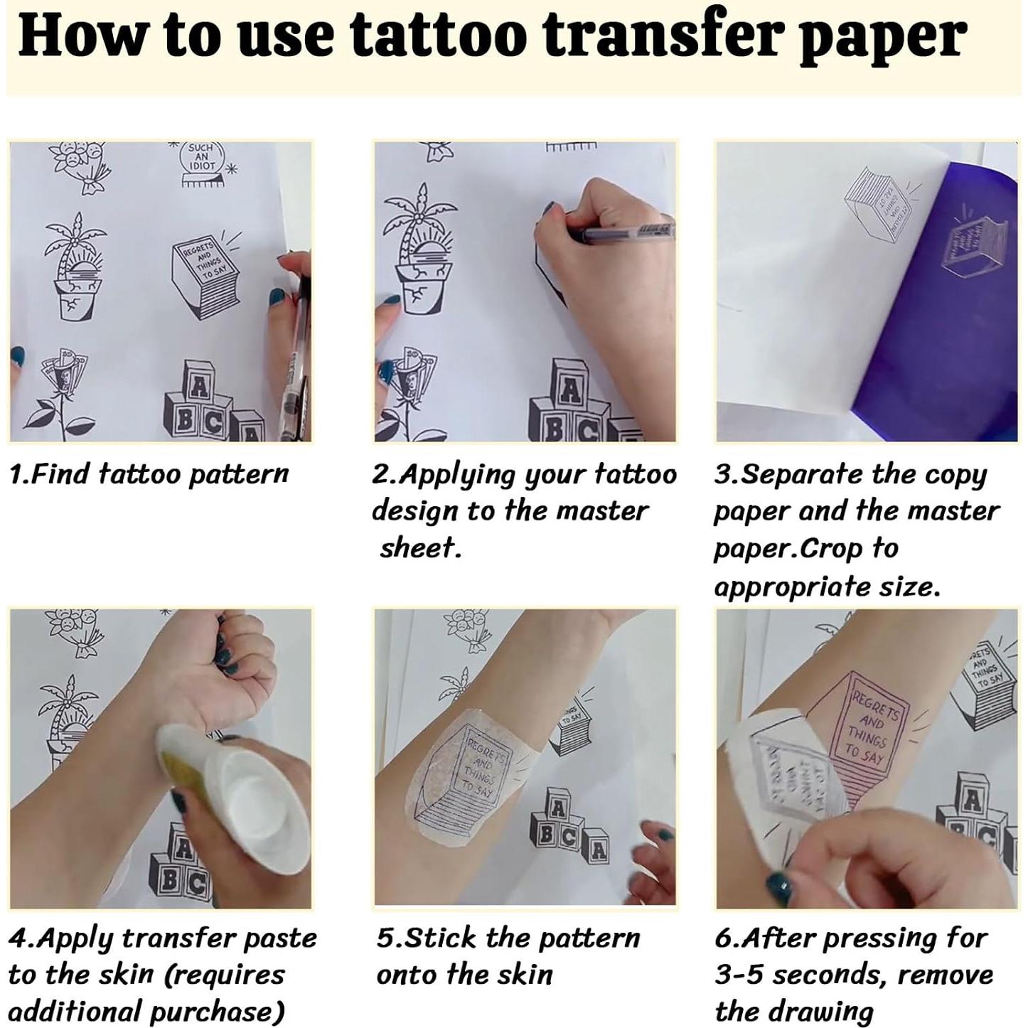 Piel de Práctica para Tatuaje PWMENLK 3mm 5 Pcs Flexible