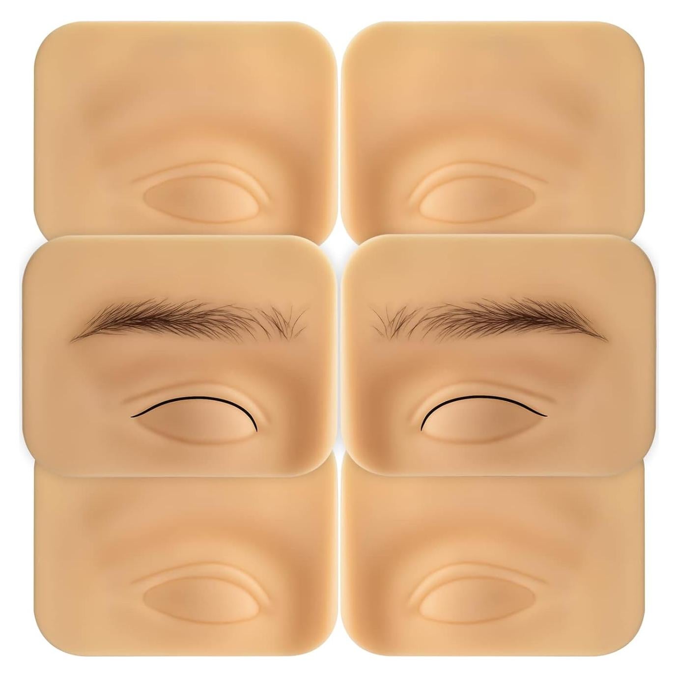 Piel de Práctica para Tatuaje ATOMUS 3 Pares Silicona 3D