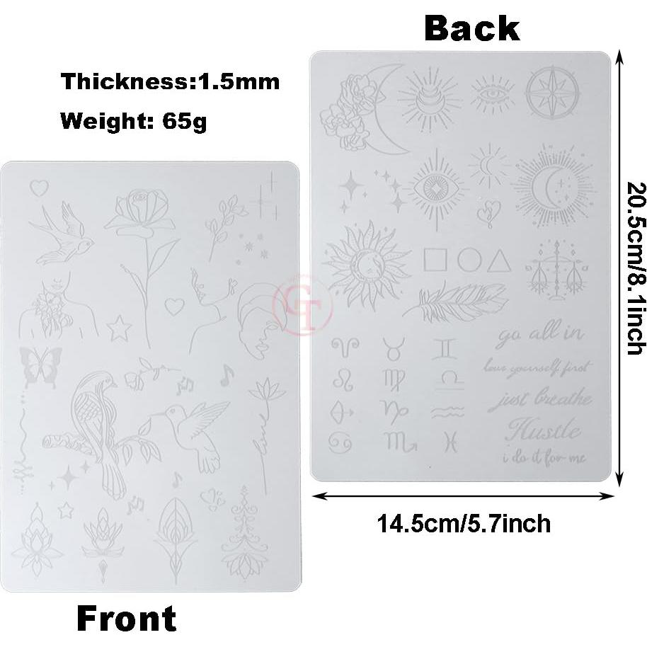 Almohadilla de Práctica de Tatuaje TgoBeauty 1pc Silicona 1.5mm