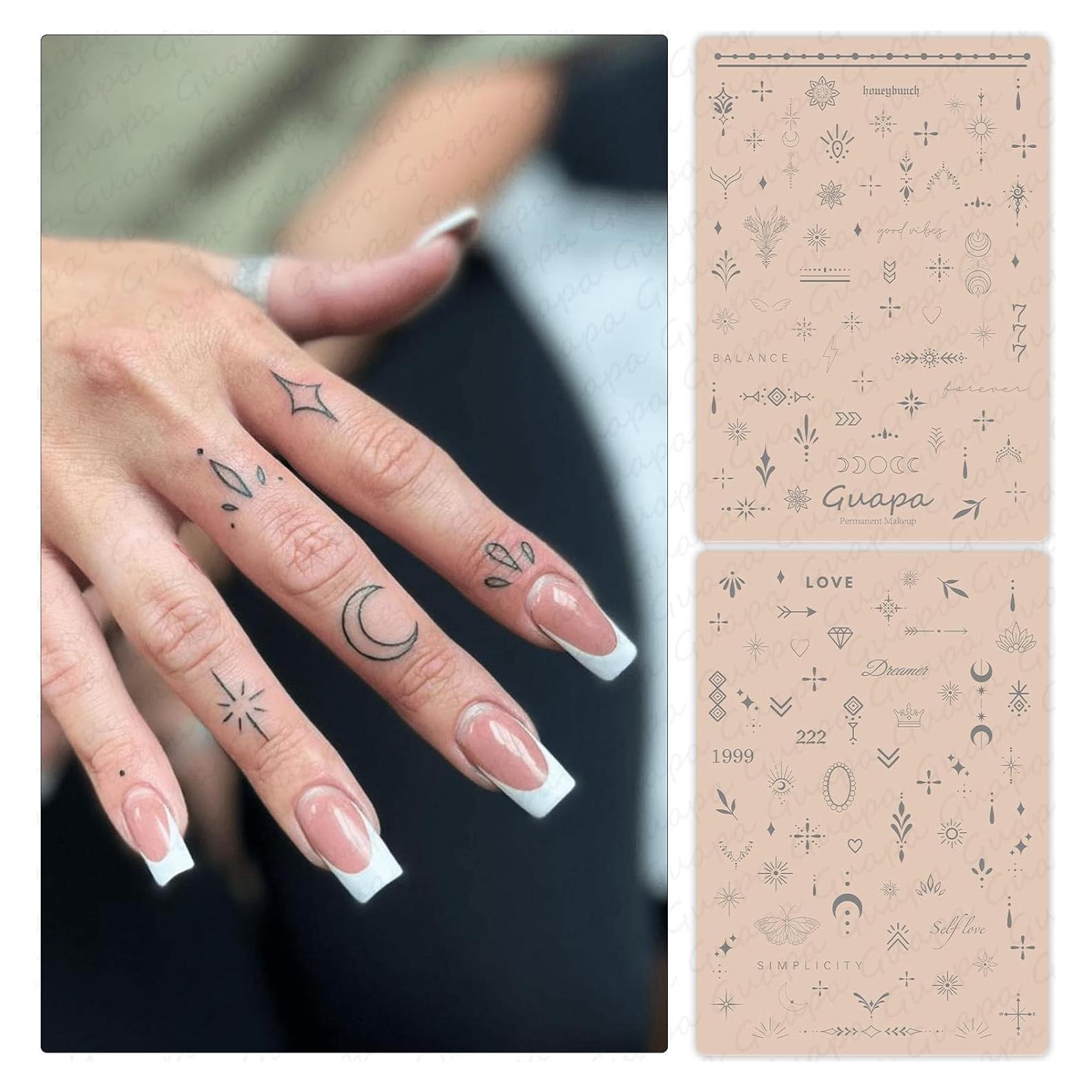 Pieles de Práctica para Tatuajes Marllogiva - 2 Pcs Rosa