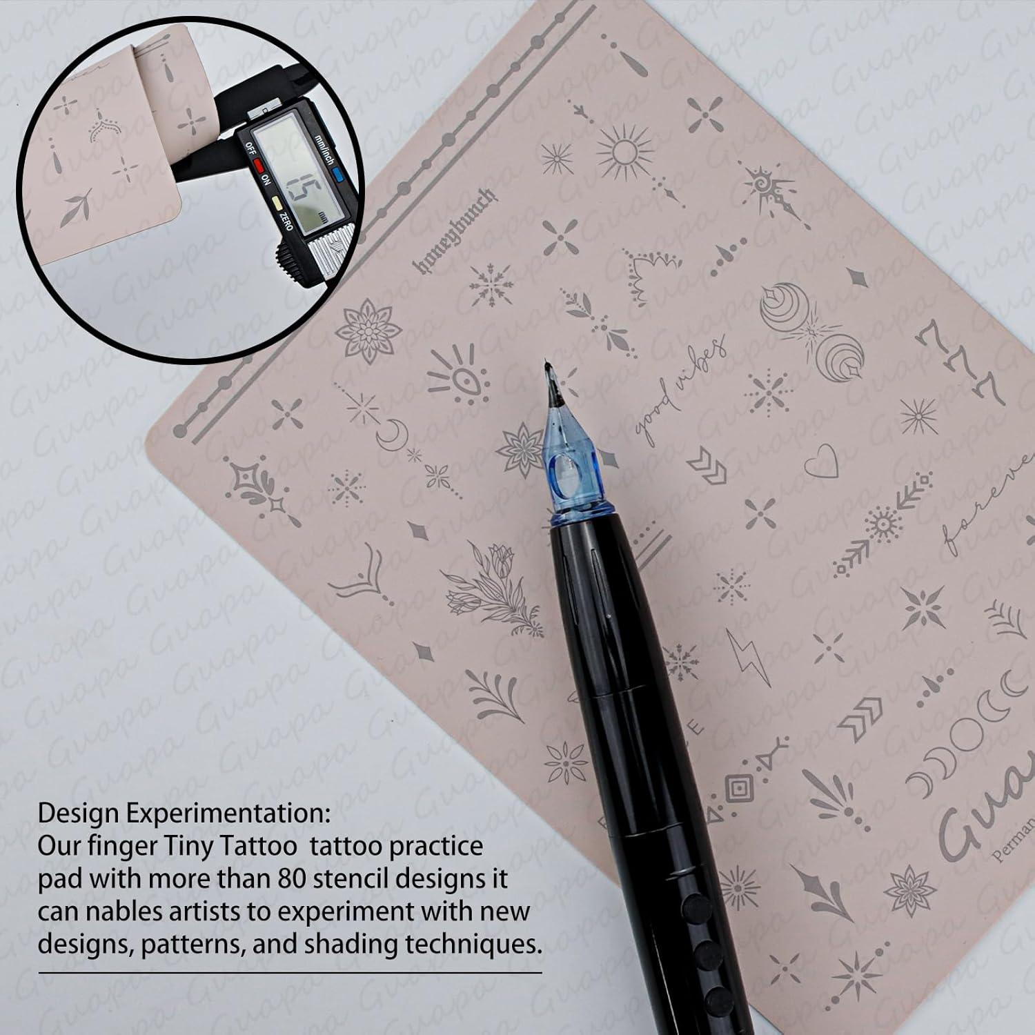 Pieles de Práctica para Tatuajes Marllogiva - 2 Pcs Rosa