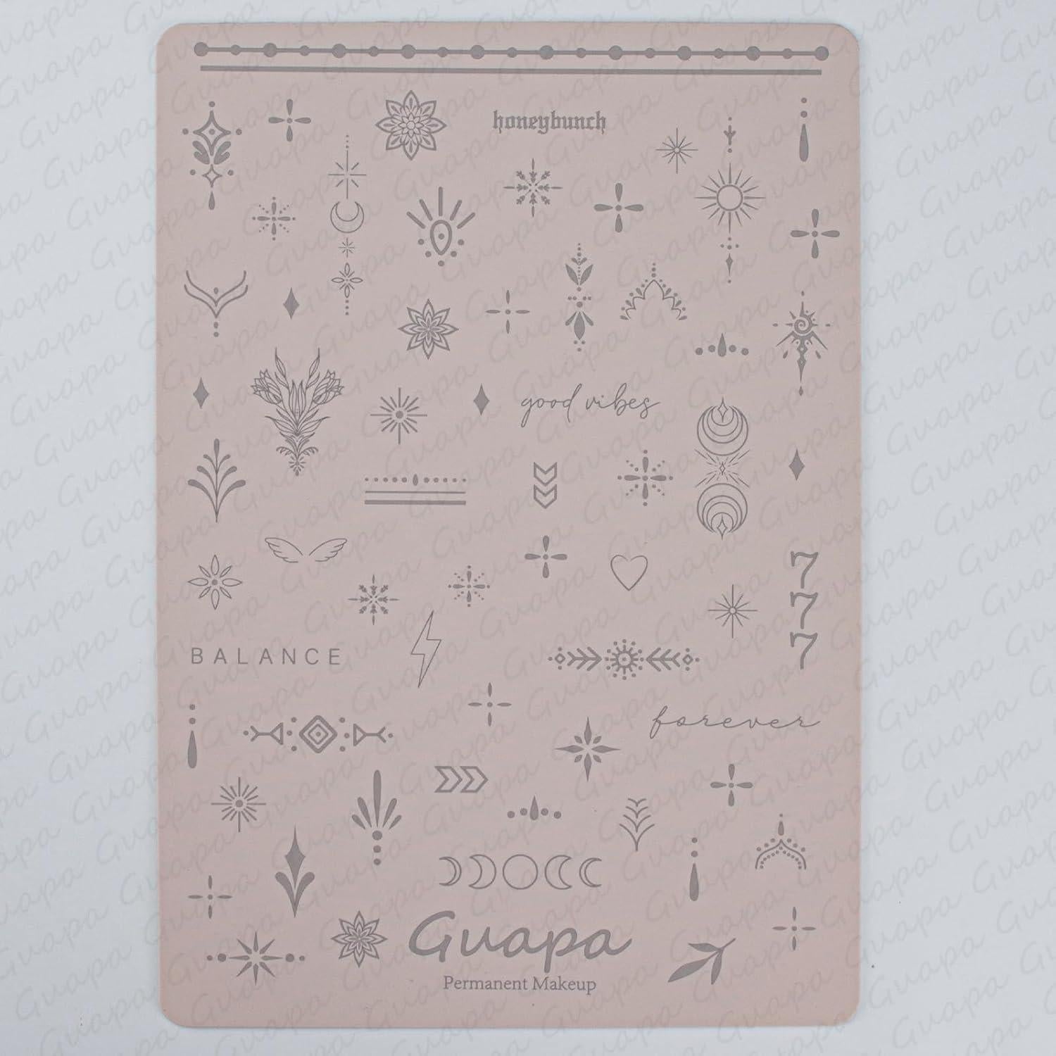 Pieles de Práctica para Tatuajes Marllogiva - 2 Pcs Rosa