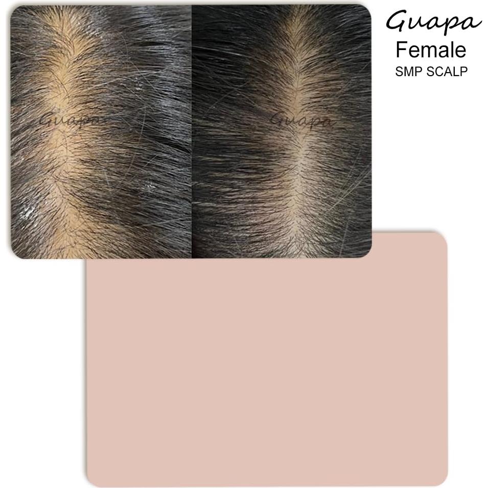 Piel de Práctica Micropigmentación Capilar Femenina SMP 3pcs