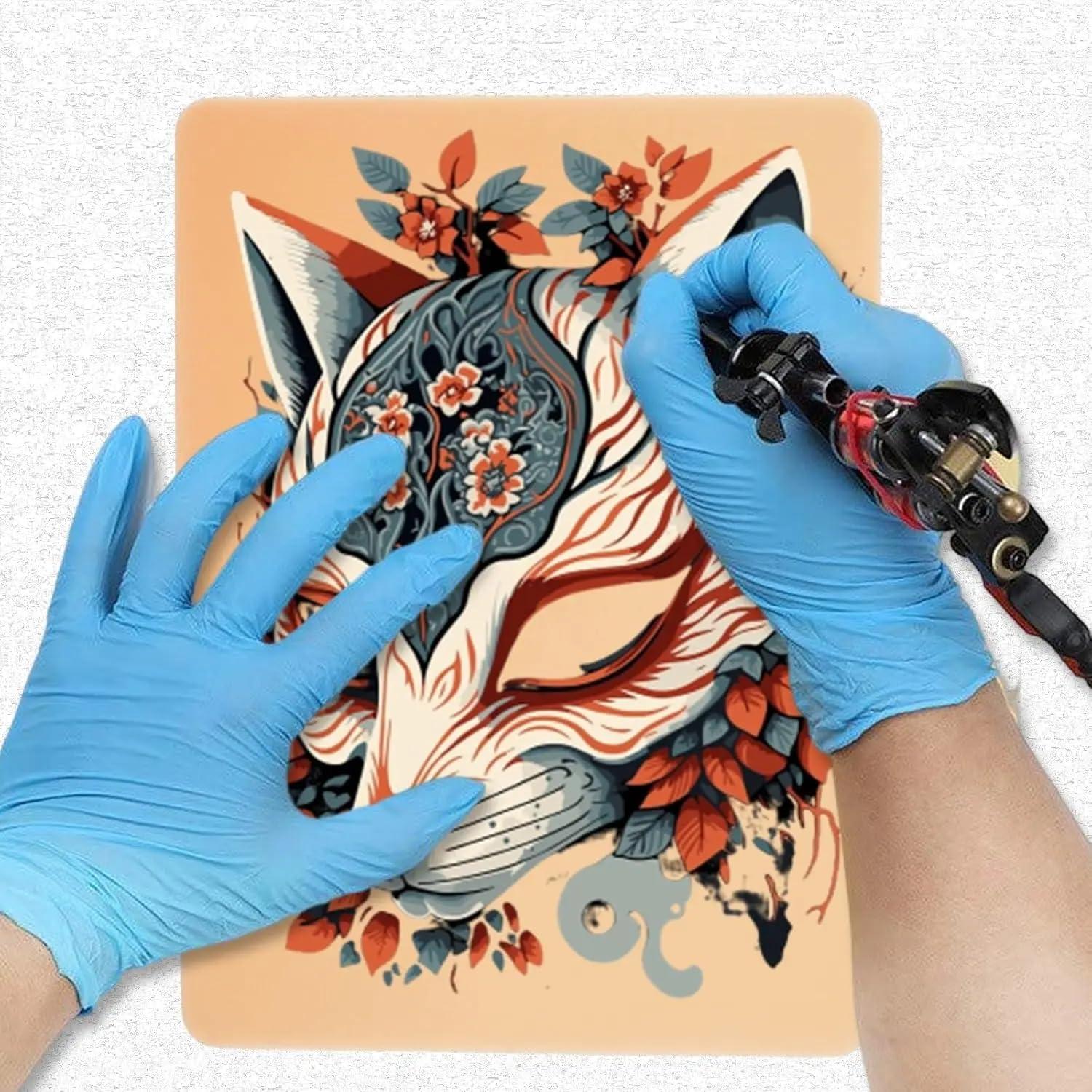 Piel de Práctica para Tatuaje Yuelong 3mm - 5PCS Doble Cara