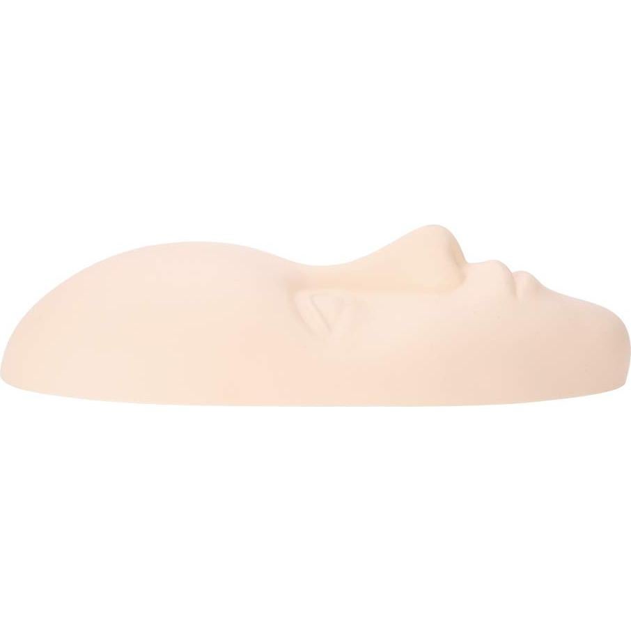 Cabeza de Maniquí HURRISE para Práctica de Maquillaje y Pestañas - Beige