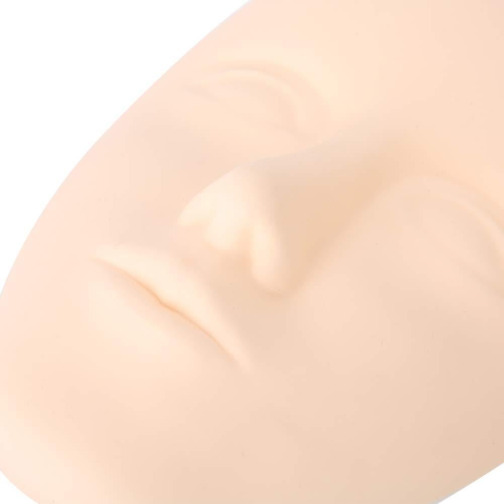 Cabeza de Maniquí HURRISE para Práctica de Maquillaje y Pestañas - Beige