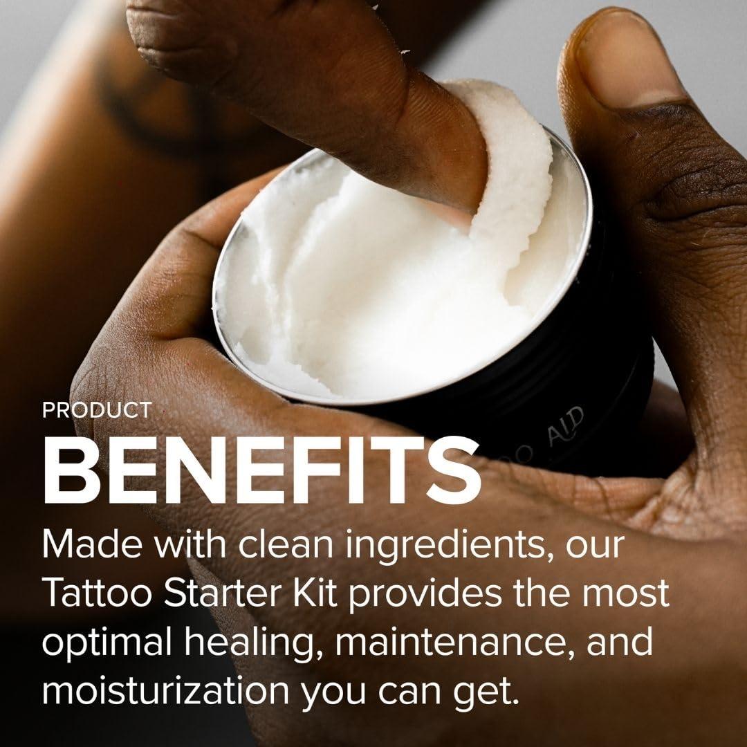 Kit de Cuidado de Tatuajes Mad Rabbit - 3 Piezas Gel, Balsamo y SPF 30