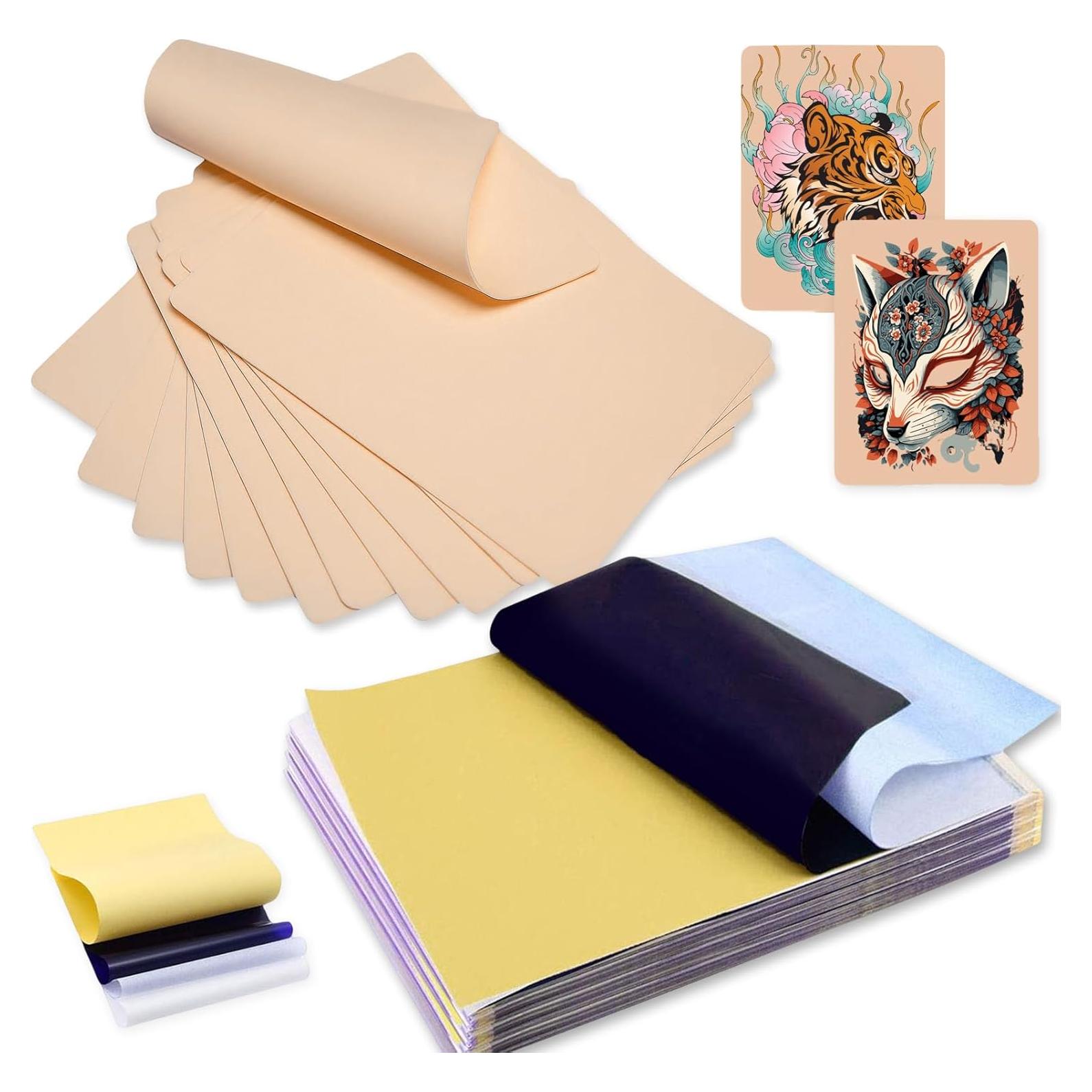 Kit de Práctica para Tatuajes CINRA - 30PCS Piel y Papel