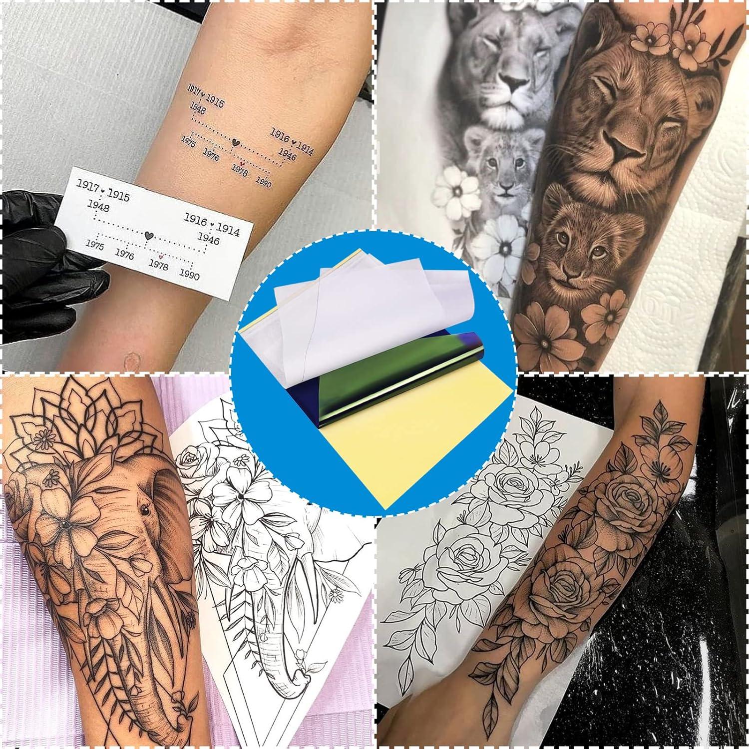 Kit de Práctica para Tatuajes CINRA - 30PCS Piel y Papel