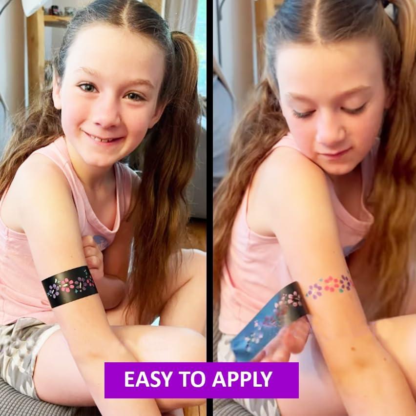 Marcadores de Tatuajes Temporales Jim&Gloria 10 Colores Oro y Plata