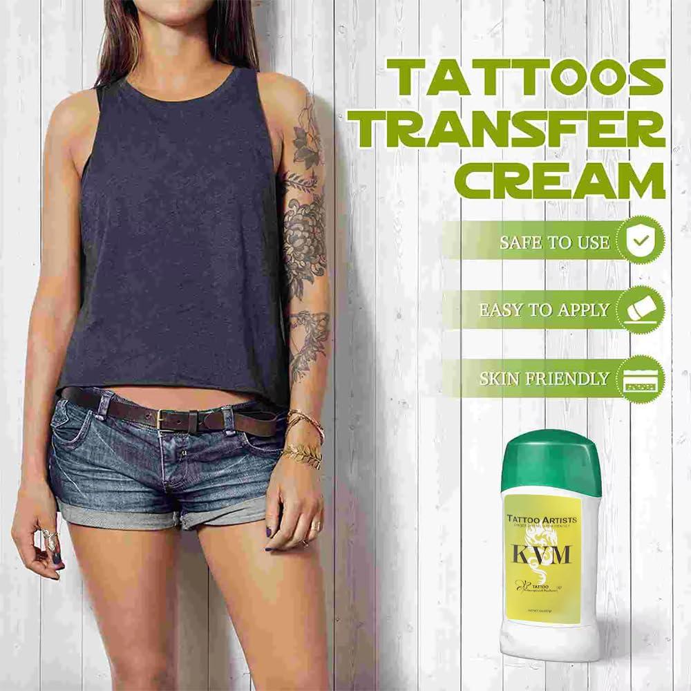 Kit de Tatuaje Completo KVM 46 Piezas con Tazas de Tinta y Transferencia