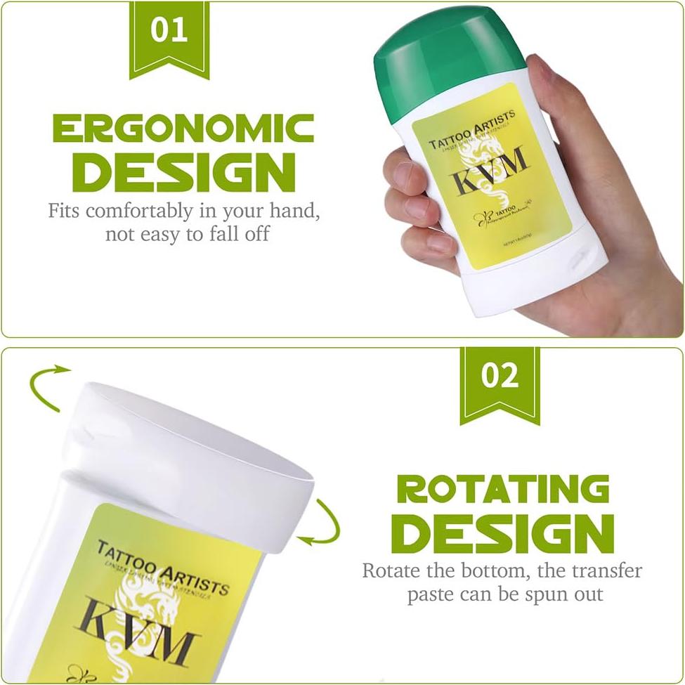 Kit de Tatuaje Completo KVM 46 Piezas con Tazas de Tinta y Transferencia
