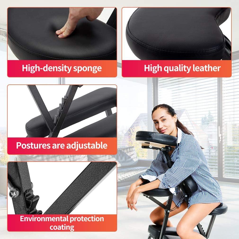 Silla de Masaje Plegable BestMassage con Reposacabezas Ajustable
