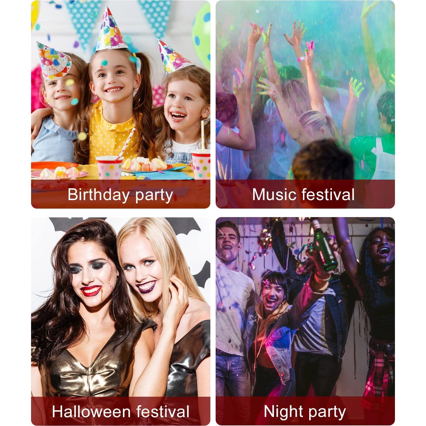 Kit de Tatuajes de Brillo Temporal DouborQ - 30 Colores, 3 Pegamentos, 5 Plantillas