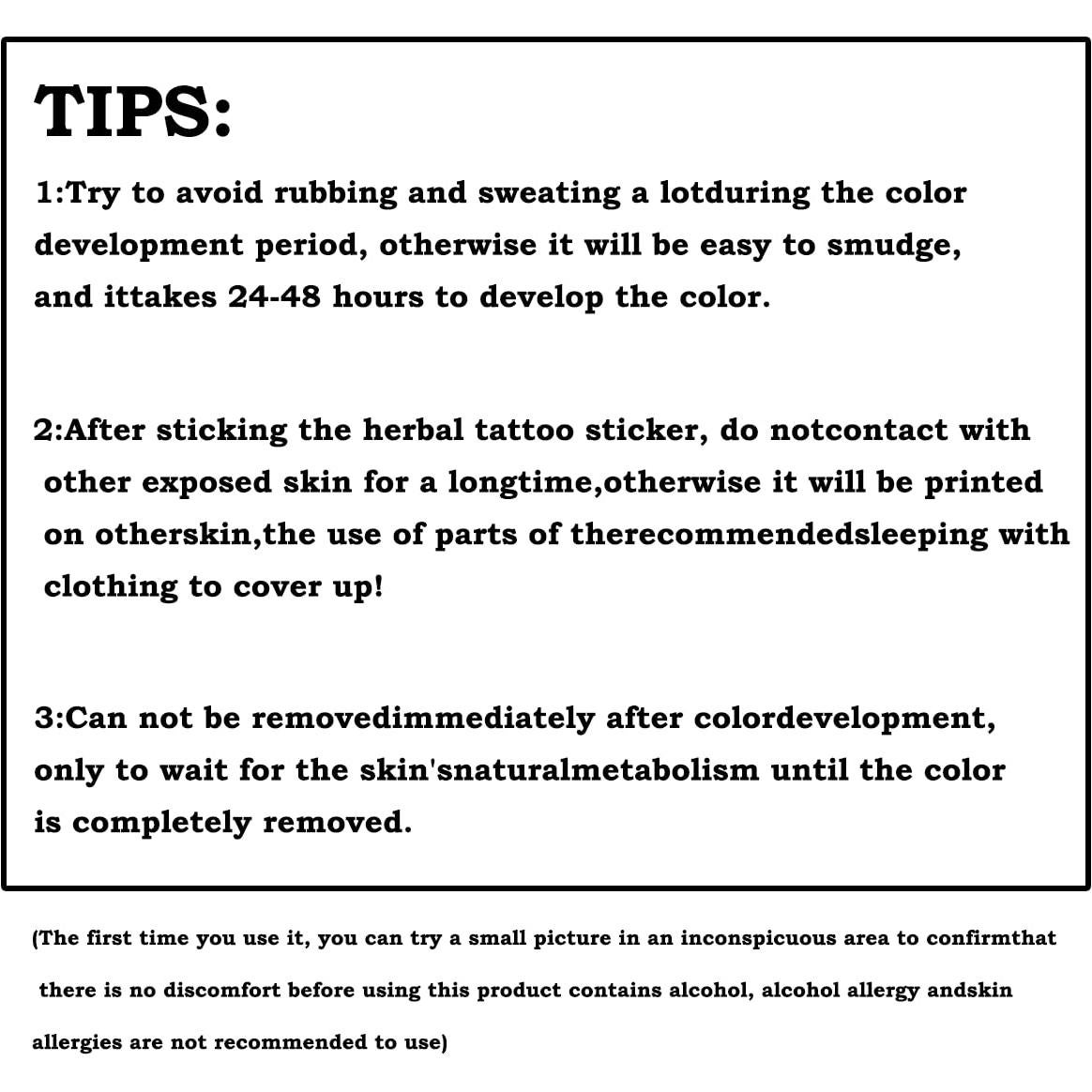 Tatuajes Temporales Impermeables VERDBOOK - 2 Hojas Realistas