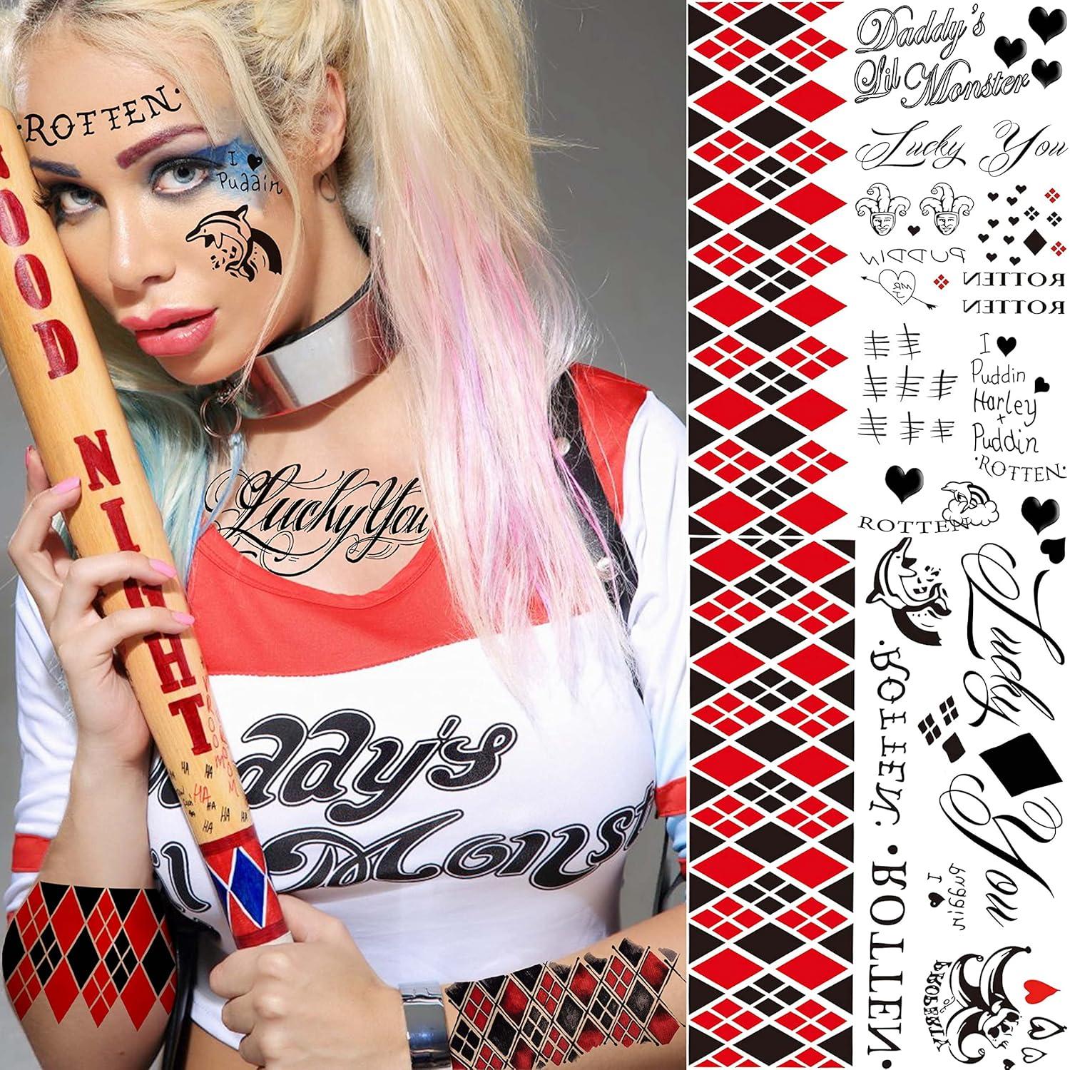 Kit 5 Hojas Tatuajes Temporales Halloween EGMBGM 20.83x14.99cm