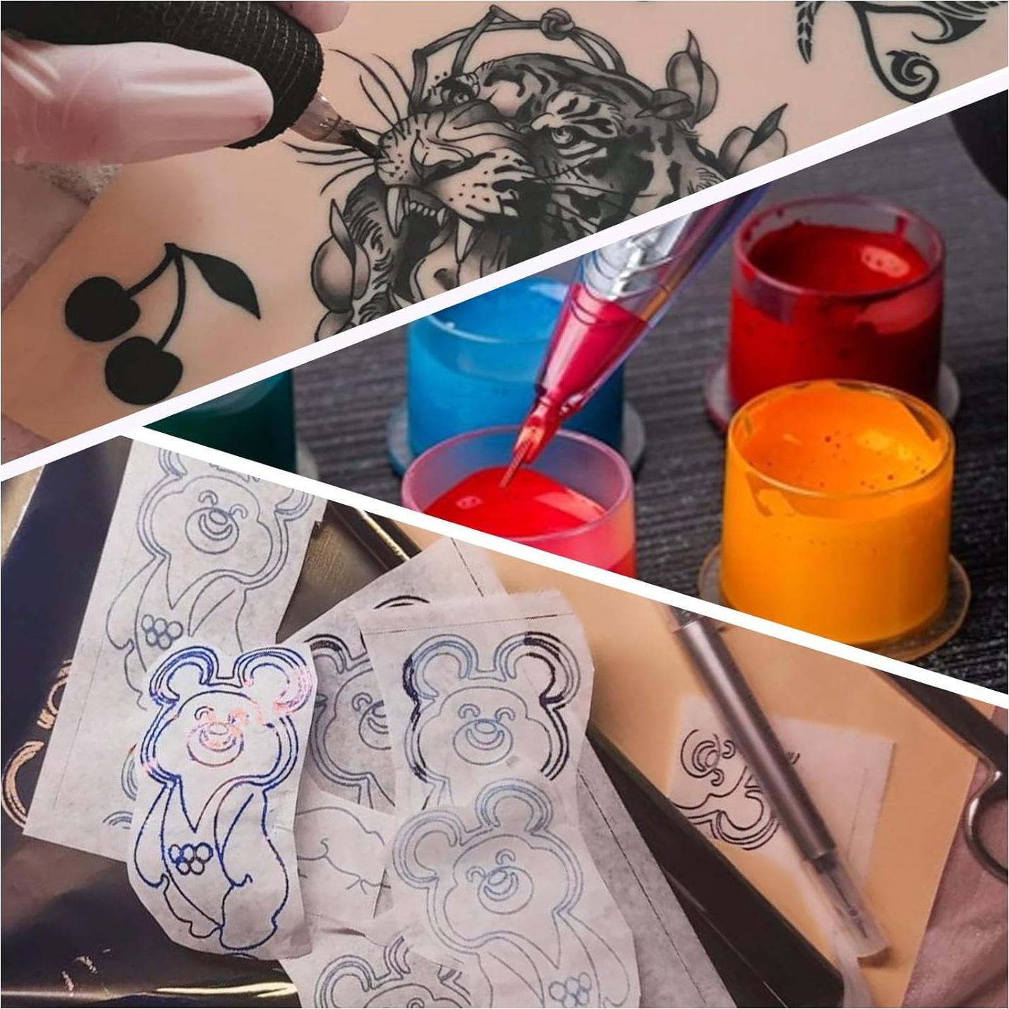 Kit de Práctica de Tatuaje Usiriy 85 Piezas - Piel Falsa y Suministros