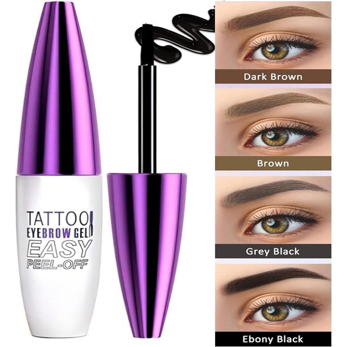 Gel Tinte de Cejas MVC Marrón Gris Fácil de Pelar 1pcs