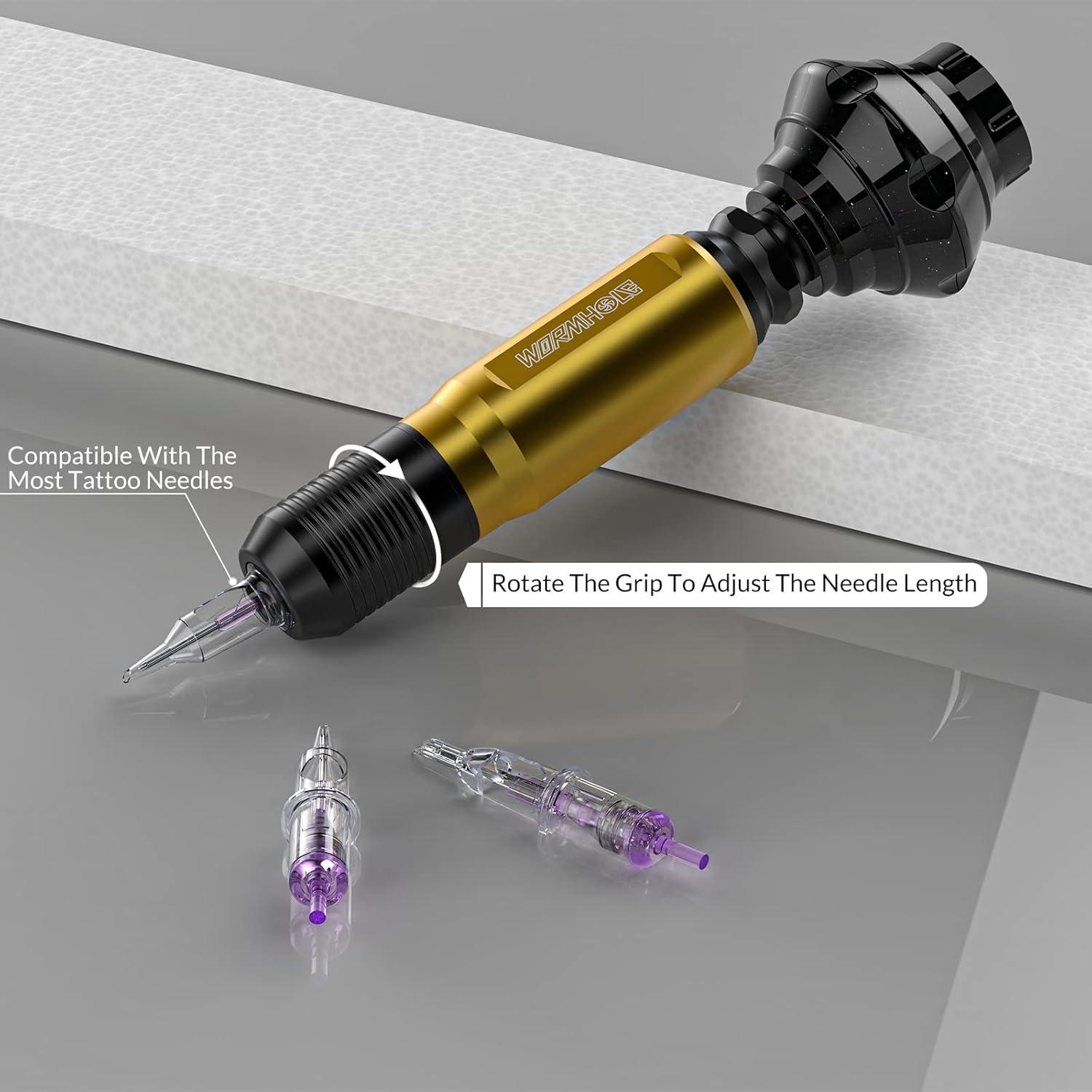 Kit de Tatuaje Inalámbrico Wormhole WTK178 con Batería