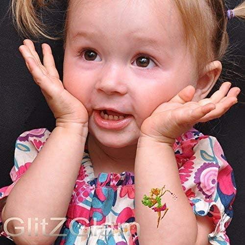 Kit de Tatuajes Temporales GlitZGlam Cuentos de Hadas 6 Brillos