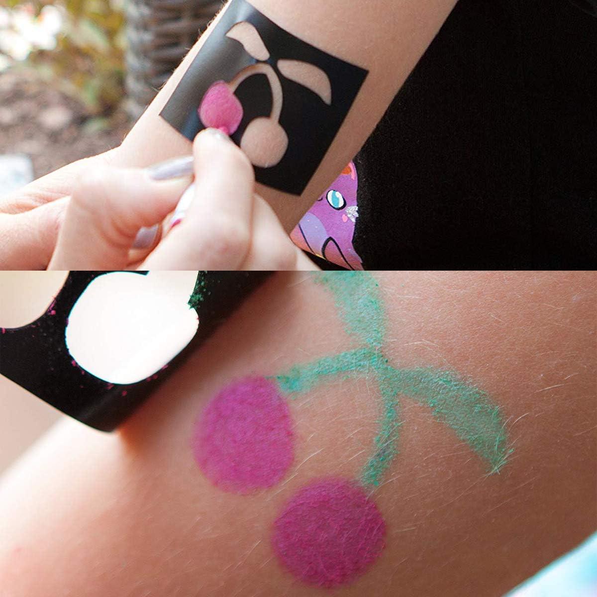 Kit de Plantillas de Pintura Facial Lystin - 200 Piezas Reutilizables