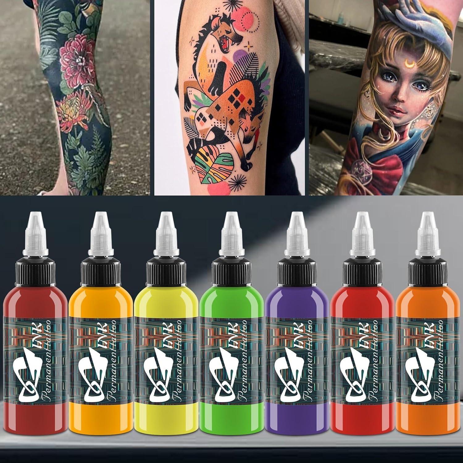 Set de Tinta para Tatuajes BAODELI - 14 Colores 30ml Vegan