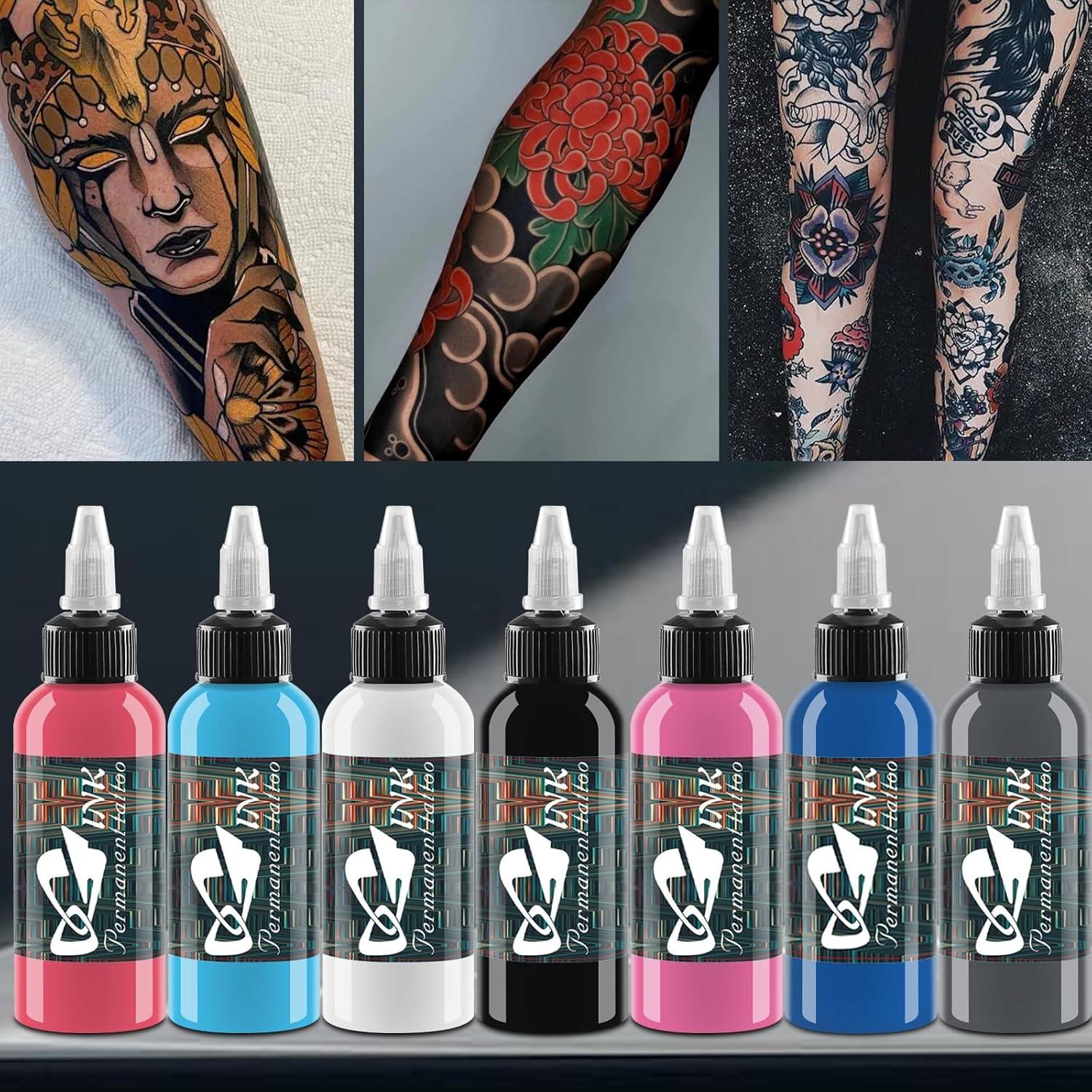 Set de Tinta para Tatuajes BAODELI - 14 Colores 30ml Vegan