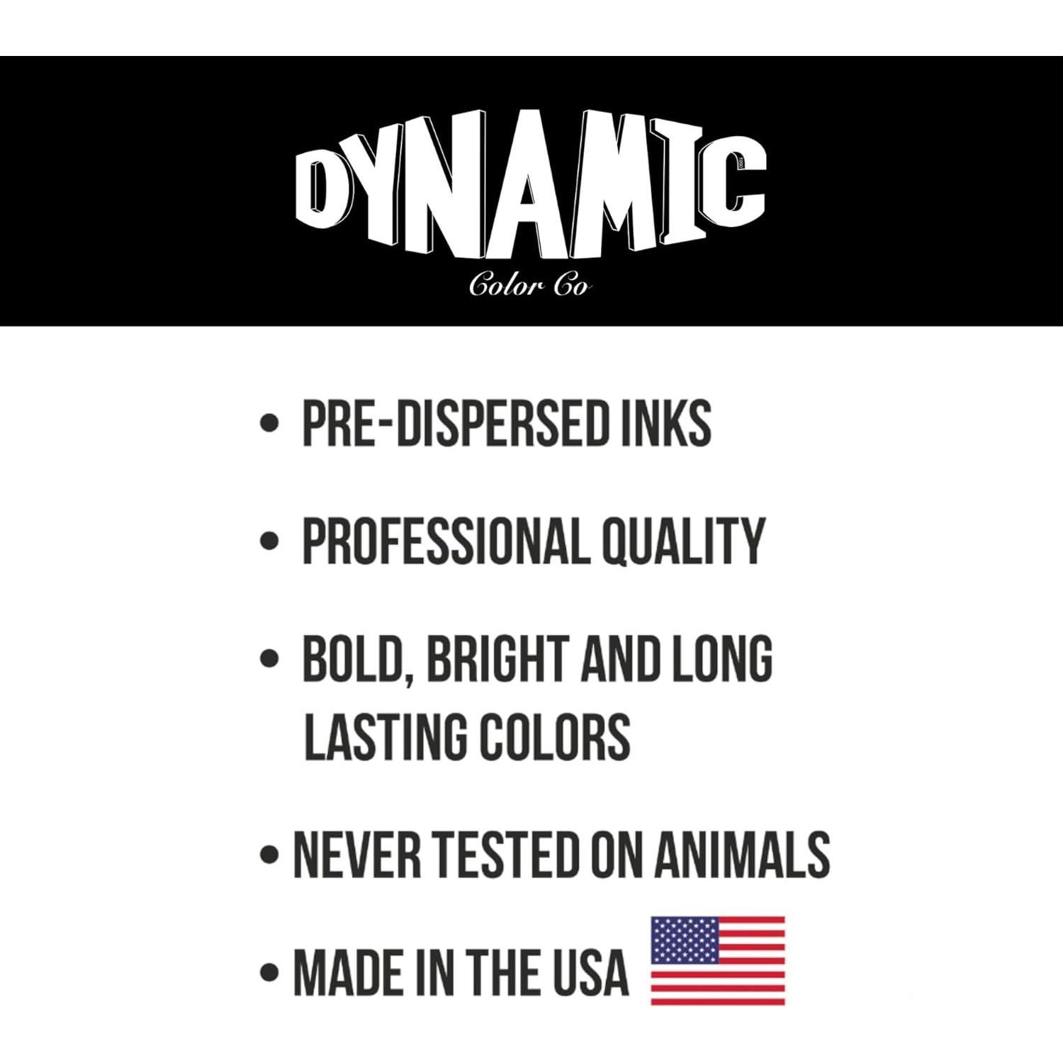 Tinta para Tatuajes Verde Hoja Dynamic Color 29.57 ml Esterilizada