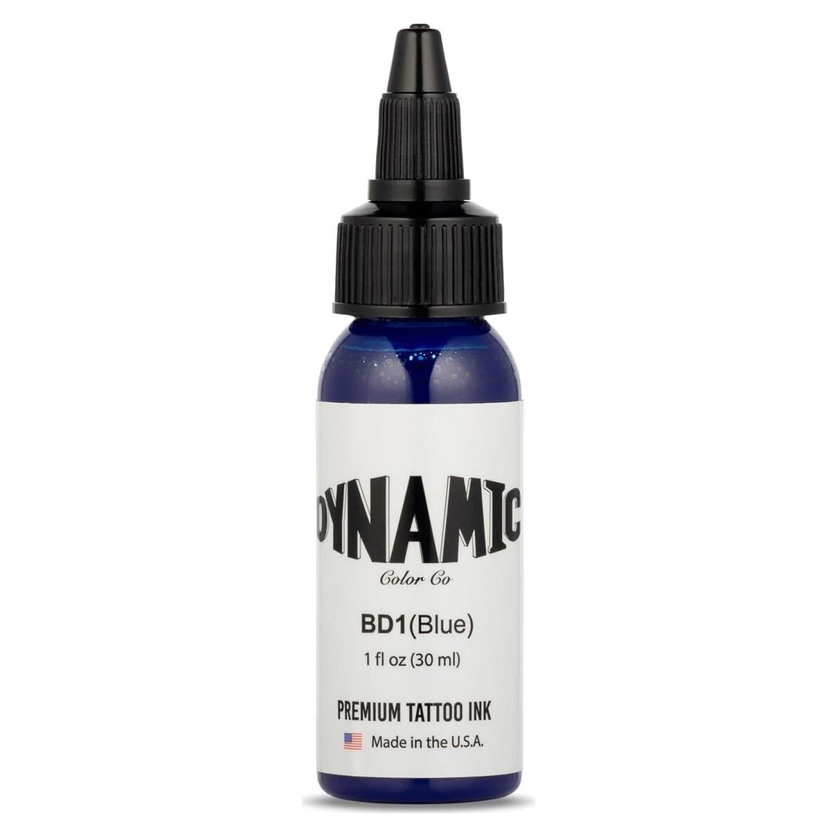 Tinta para Tatuajes Azul Dynamic Color Co 30ml Vegana Esterilizada