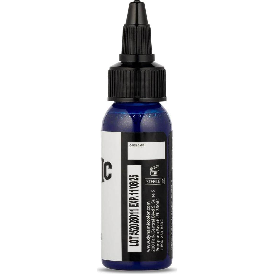 Tinta para Tatuajes Azul Dynamic Color Co 30ml Vegana Esterilizada