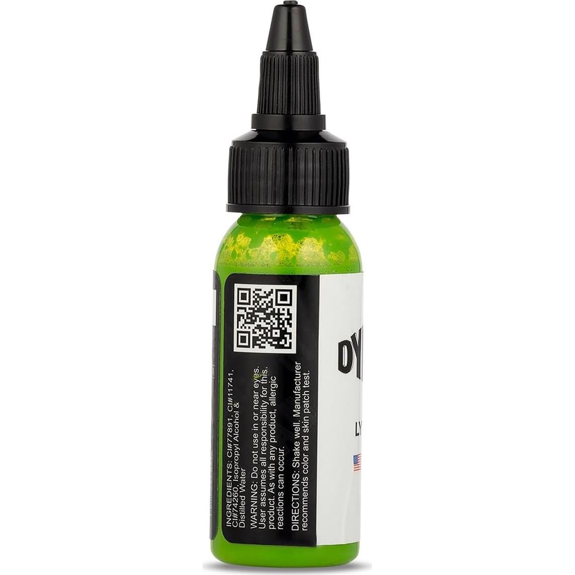 Tinta para Tatuajes Verde Lima Dynamic Color 30 ml Vegana