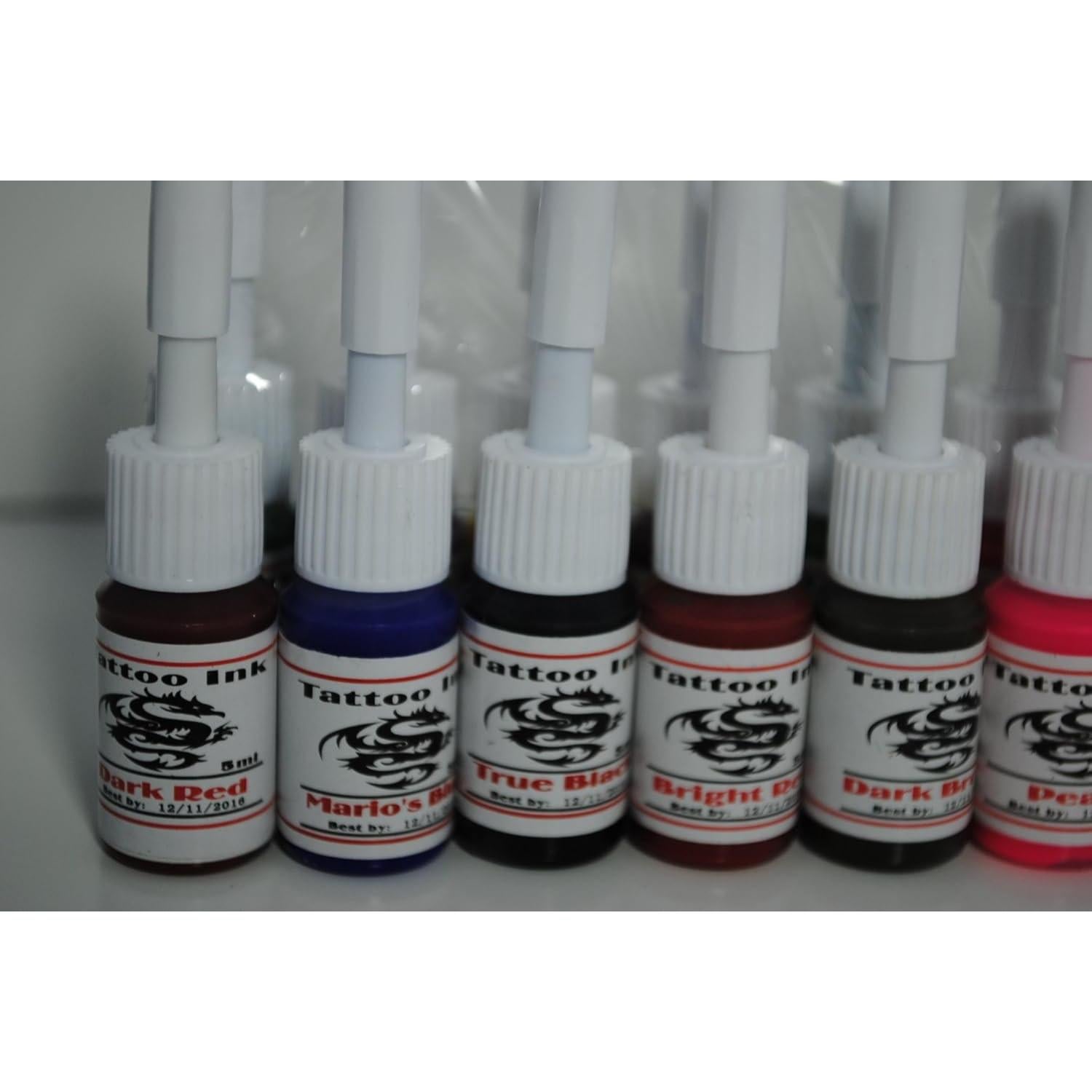 Set de Tinta para Tatuajes 1TattooWorld OTW-C020 20 Colores 5 ml