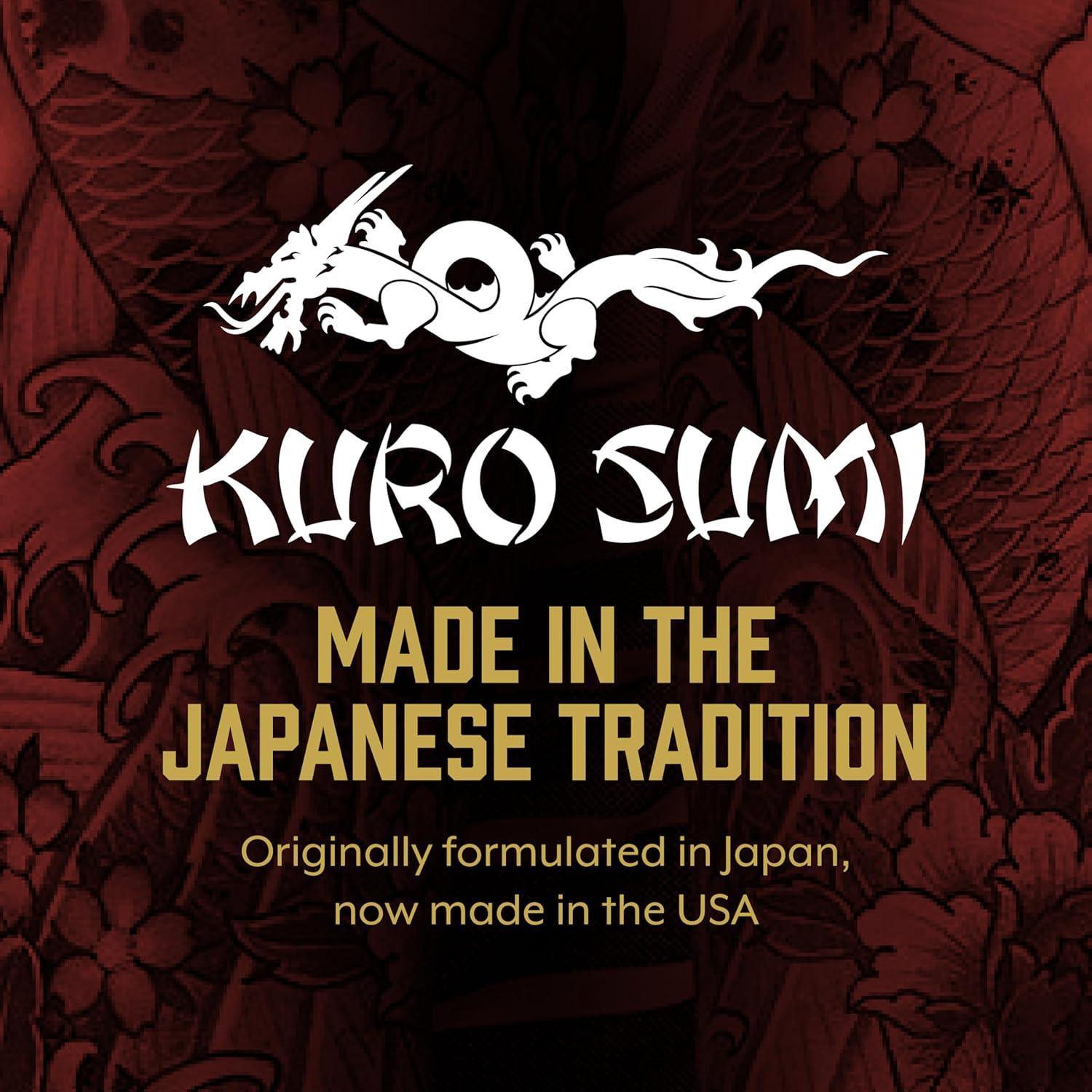 Tinta Negra para Contornos Kuro Sumi 177 ml - Tinta Profesional Vegana