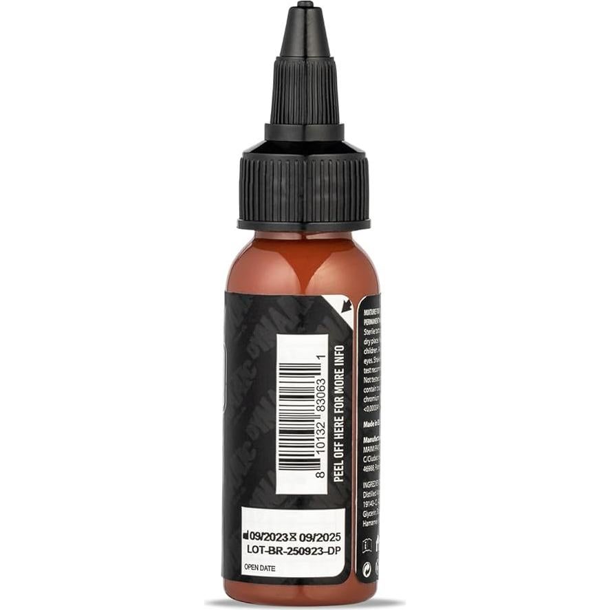 Tinta para Tatuajes Marrón Dynamic Color 30 ml - Colección Platinum