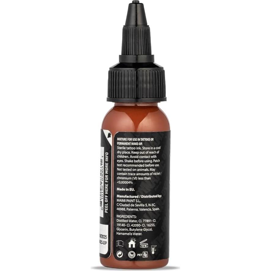 Tinta para Tatuajes Marrón Dynamic Color 30 ml - Colección Platinum