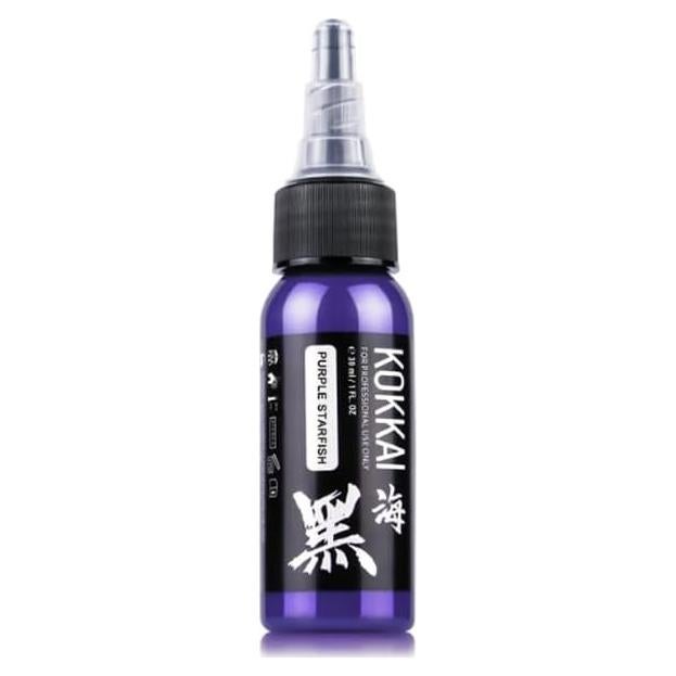 Tinta para Tatuajes Kokkai Sumi Estrella de Mar Púrpura 15 ml