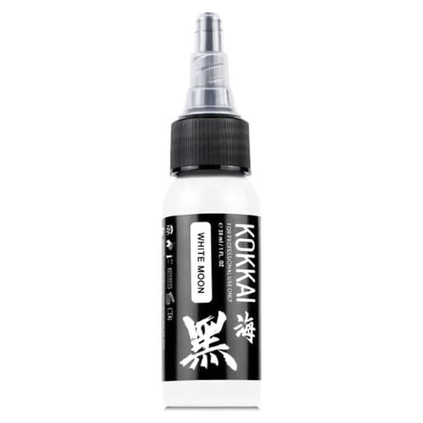 Tinta para Tatuajes Kokkai Sumi Luna Blanca 14.79 ml Libre de Acrílicos