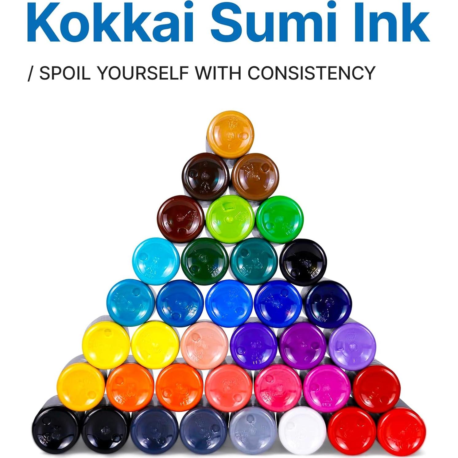 Tinta para Tatuajes Kokkai Sumi Luna Blanca 14.79 ml Libre de Acrílicos